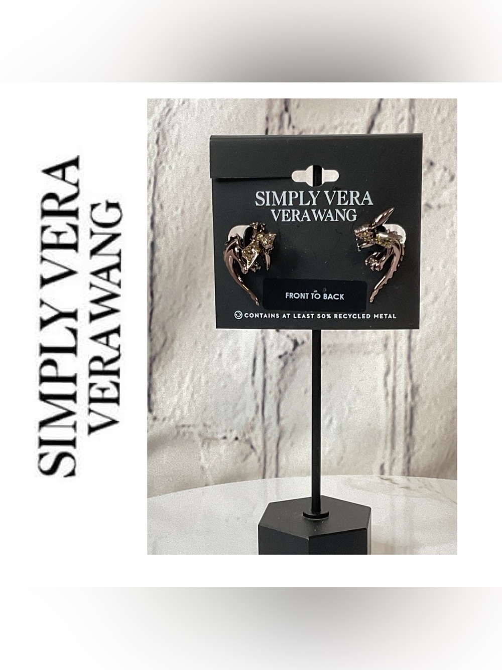 🌟🌟 Simply Vera Wang Dragon Earrings